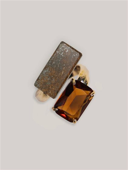 Ringe Rebecca Dame Woodish in Bronze Cristallo artificiale BODAOM03 - BODAOM03